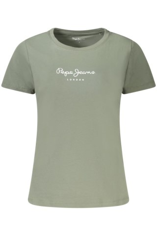 PEPE JEANS KOSZULKA Z KRÓTKIM RĘKAWEM DAMSKA ZIELONA (Verde)