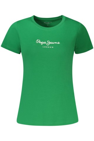 PEPE JEANS KOSZULKA Z KRÓTKIM RĘKAWEM DAMSKA ZIELONA (Verde)