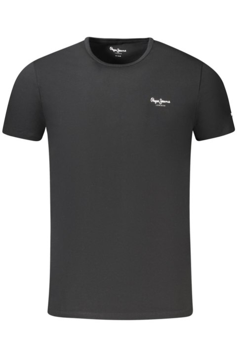 PEPE JEANS KOSZULKA Z KRÓTKIM RĘKAWEM MĘSKA CZARNA (Nero) PEPE JEANS KOSZULKA Z KRÓTKIM RĘKAWEM MĘSKA CZARNA (Nero)