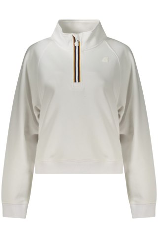 BLUZA K-WAY BEZ ZAMKA DAMSKA BIAŁA (Bianco)