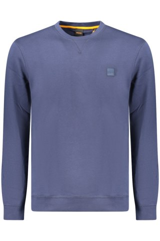 HUGO BOSS MĘSKA BLUZA Z ROZPINANYM NA ZAMEK NIEBIESKA (Blu)