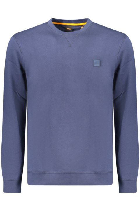 HUGO BOSS MĘSKA BLUZA Z ROZPINANYM NA ZAMEK NIEBIESKA (Blu) HUGO BOSS MĘSKA BLUZA Z ROZPINANYM NA ZAMEK NIEBIESKA (Blu)