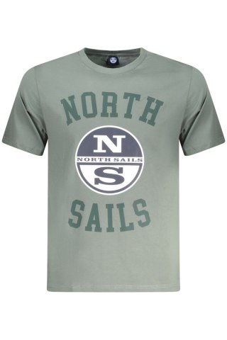NORTH SAILS KOSZULKA Z KRÓTKIM RĘKAWEM MĘSKA ZIELONA (Verde)