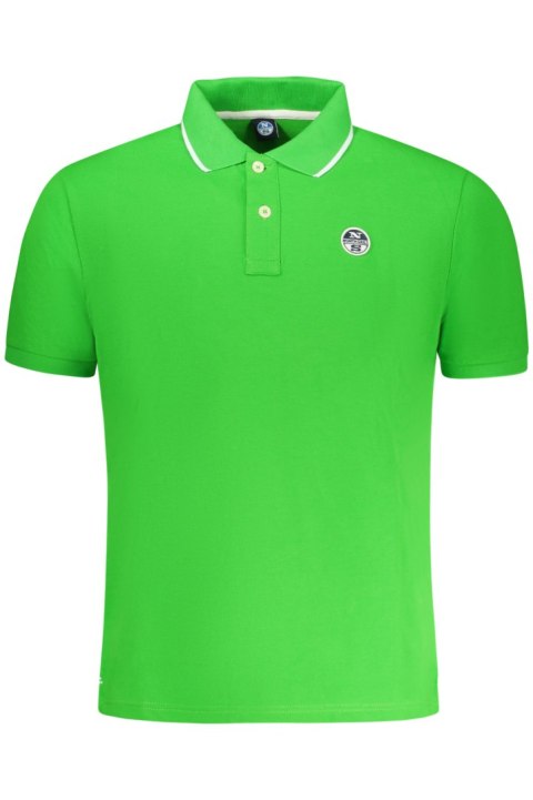 NORTH SAILS MĘSKA KOSZULKA POLO Z KRÓTKIM RĘKAWEM W KOLORZE ZIELONYM (Verde) NORTH SAILS MĘSKA KOSZULKA POLO Z KRÓTKIM RĘKAWEM W KOLORZE ZIELONYM (Verde)