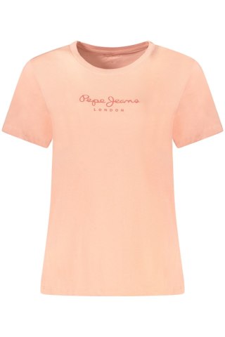 PEPE JEANS DAMSKA KOSZULKA Z KRÓTKIM RĘKAWEM RÓŻOWA (Rosa)