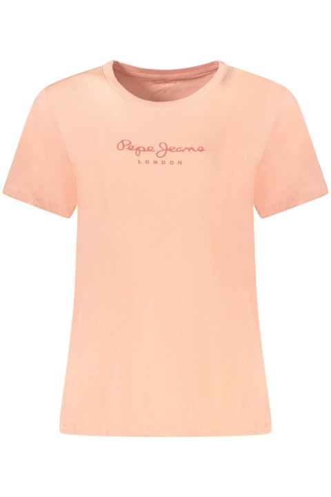 PEPE JEANS DAMSKA KOSZULKA Z KRÓTKIM RĘKAWEM RÓŻOWA (Rosa)