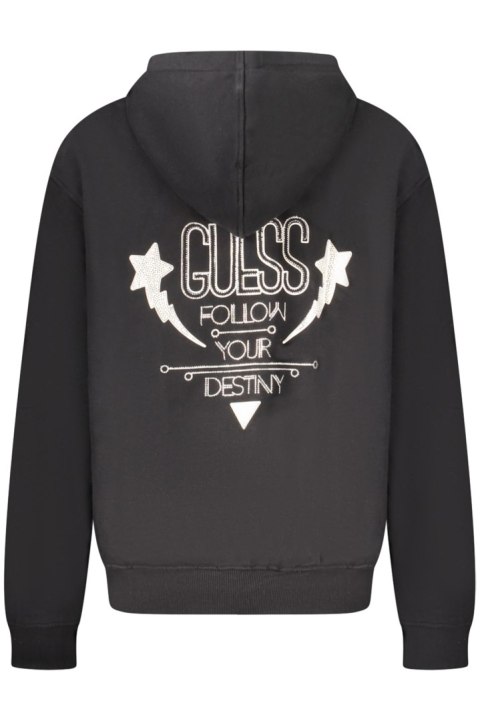 GUESS JEANS BLUZA BEZ ZAMKA DAMSKA CZARNA (Nero) GUESS JEANS BLUZA BEZ ZAMKA DAMSKA CZARNA (Nero)