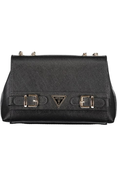 GUESS JEANS CZARNA TORBA DAMSKA (Nero) GUESS JEANS CZARNA TORBA DAMSKA (Nero)