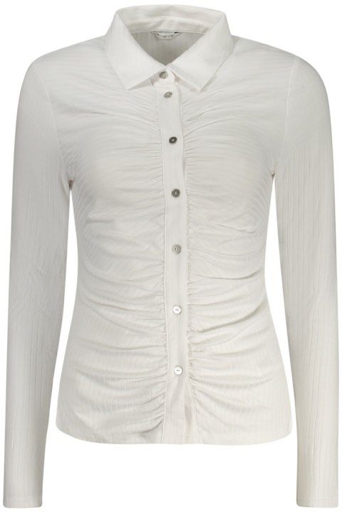 GUESS JEANS KOSZULA Z DŁUGIM RĘKAWEM DAMSKA BIAŁA (Bianco) GUESS JEANS KOSZULA Z DŁUGIM RĘKAWEM DAMSKA BIAŁA (Bianco)