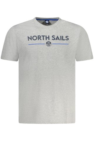 NORTH SAILS KOSZULKA Z KRÓTKIM RĘKAWEM MĘSKA SZARA (Grigio)
