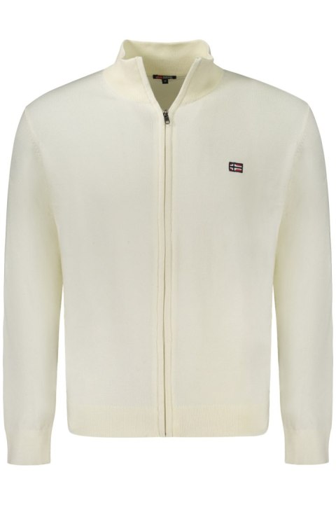 NORWEGIA 1963 MĘSKI KARDIGAN BIAŁY (Bianco) NORWEGIA 1963 MĘSKI KARDIGAN BIAŁY (Bianco)