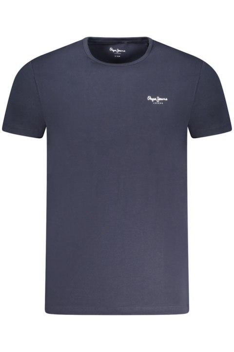 PEPE JEANS MĘSKA KOSZULKA Z KRÓTKIM RĘKAWEM NIEBIESKA (Blu) PEPE JEANS MĘSKA KOSZULKA Z KRÓTKIM RĘKAWEM NIEBIESKA (Blu)