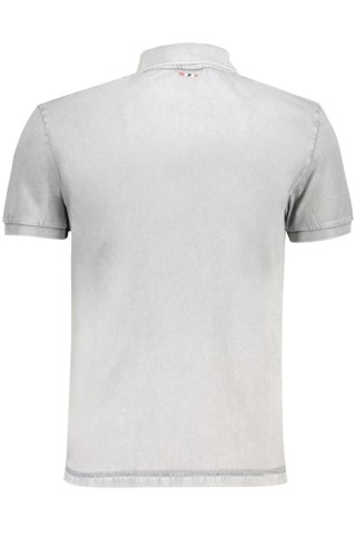 SZARY MĘSKI KOSZULKA POLO Z KRÓTKIM RĘKAWEM NAPAPIJRI (Grigio)