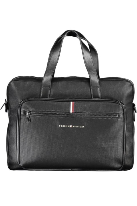 Teczka TOMMY HILFIGER CZARNA MĘSKA (Nero)