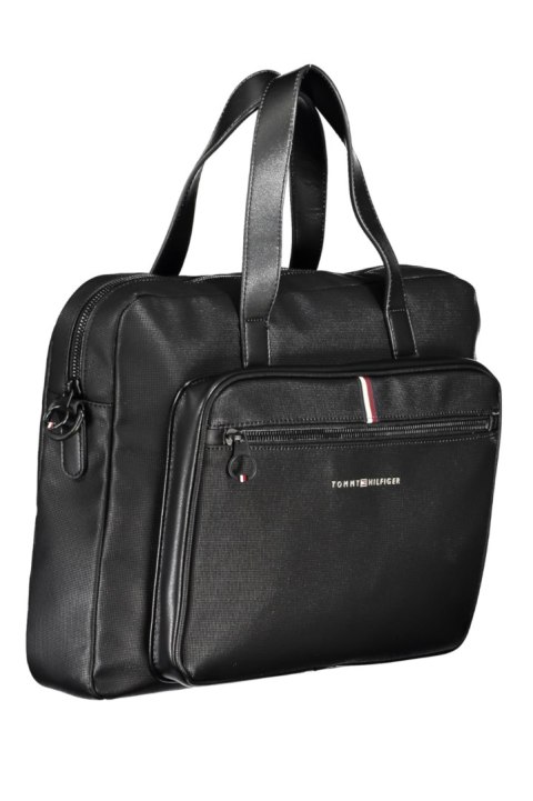 Teczka TOMMY HILFIGER CZARNA MĘSKA (Nero)