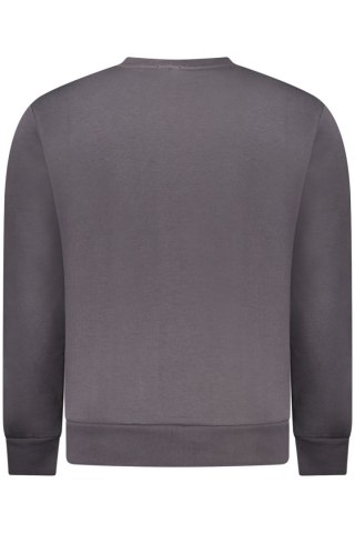 BLUZA Z KARABINEM BEZ ZAMKA MĘSKA SZARA (Grigio)