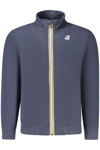 K-WAY MĘSKA BLUZA Z ROZPINANYM NA ZAMEK NIEBIESKA (Blu)