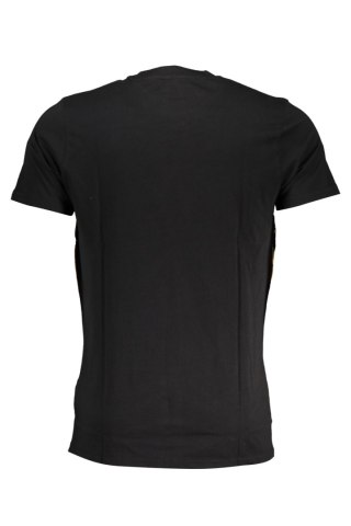 T-SHIRT MĘSKI Z KRÓTKIM RĘKAWEM KLASY CAVALLI CZARNA (Nero)