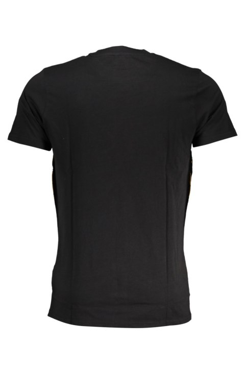 T-SHIRT MĘSKI Z KRÓTKIM RĘKAWEM KLASY CAVALLI CZARNA (Nero) T-SHIRT MĘSKI Z KRÓTKIM RĘKAWEM KLASY CAVALLI CZARNA (Nero)