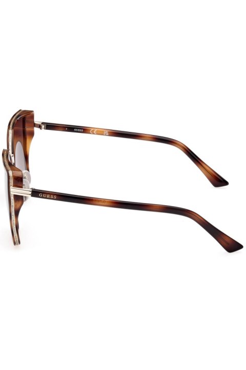 BRĄZOWE OKULARY PRZECIWSŁONECZNE GUESS JEANS (Marrone)