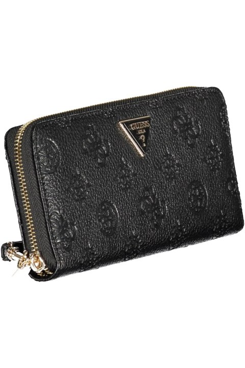 CZARNY PORTFEL DAMSKI GUESS JEANS (Nero) CZARNY PORTFEL DAMSKI GUESS JEANS (Nero)