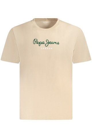 PEPE JEANS KOSZULKA Z KRÓTKIM RĘKAWEM MĘSKA BEŻOWA (Beige)