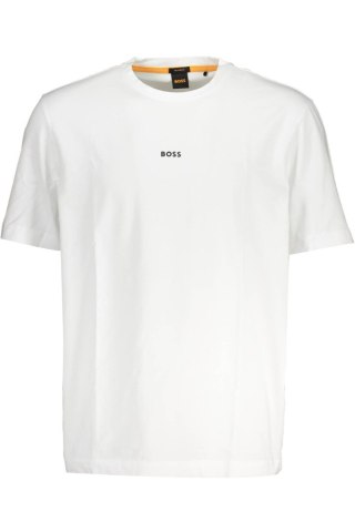 BIAŁY T-SHIRT MĘSKI Z KRÓTKIM RĘKAWEM HUGO BOSS (Bianco)