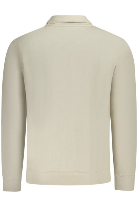 BLUZA MĘSKA BOSS Z ROZPINANYM NA ZAMEK BEŻOWA (Beige)