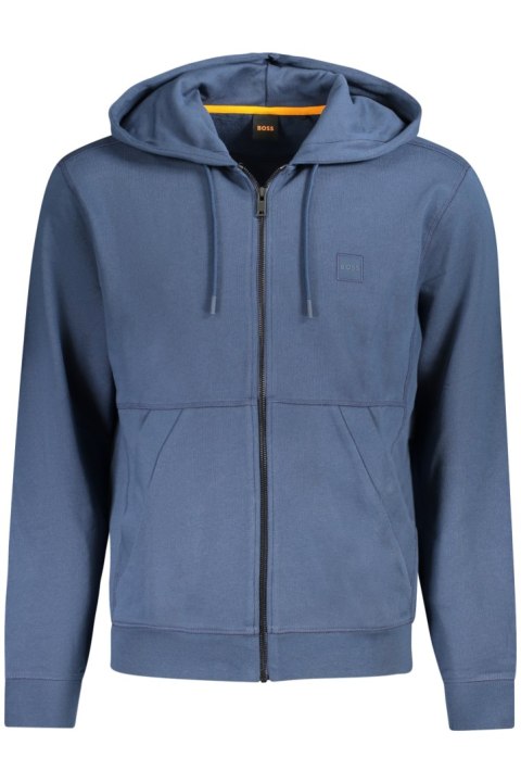 BOSS MĘSKA BLUZA Z ROZPINANYM NA ZAMEK NIEBIESKA (Blu) BOSS MĘSKA BLUZA Z ROZPINANYM NA ZAMEK NIEBIESKA (Blu)