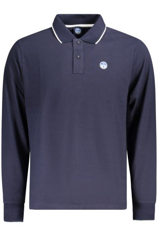 NORTH SAILS POLO Z DŁUGIM RĘKAWEM MĘSKIE NIEBIESKIE (Blu)